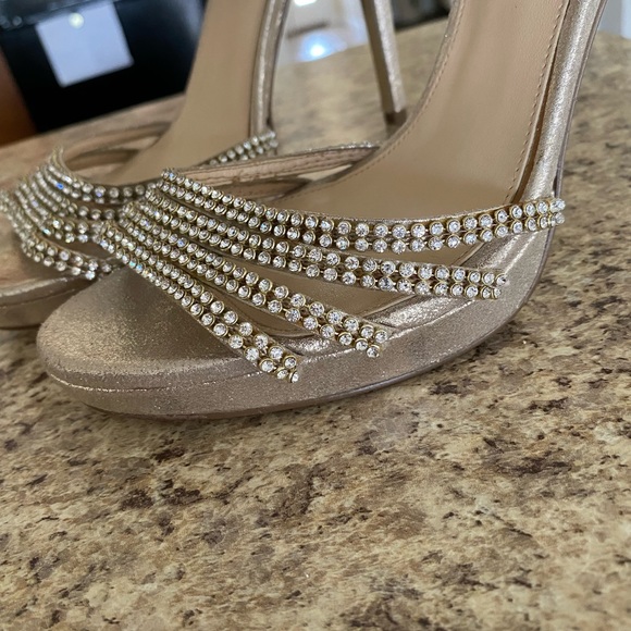 Nina New York Jeweled Ankle Strap Heels - Picture 7 of 15